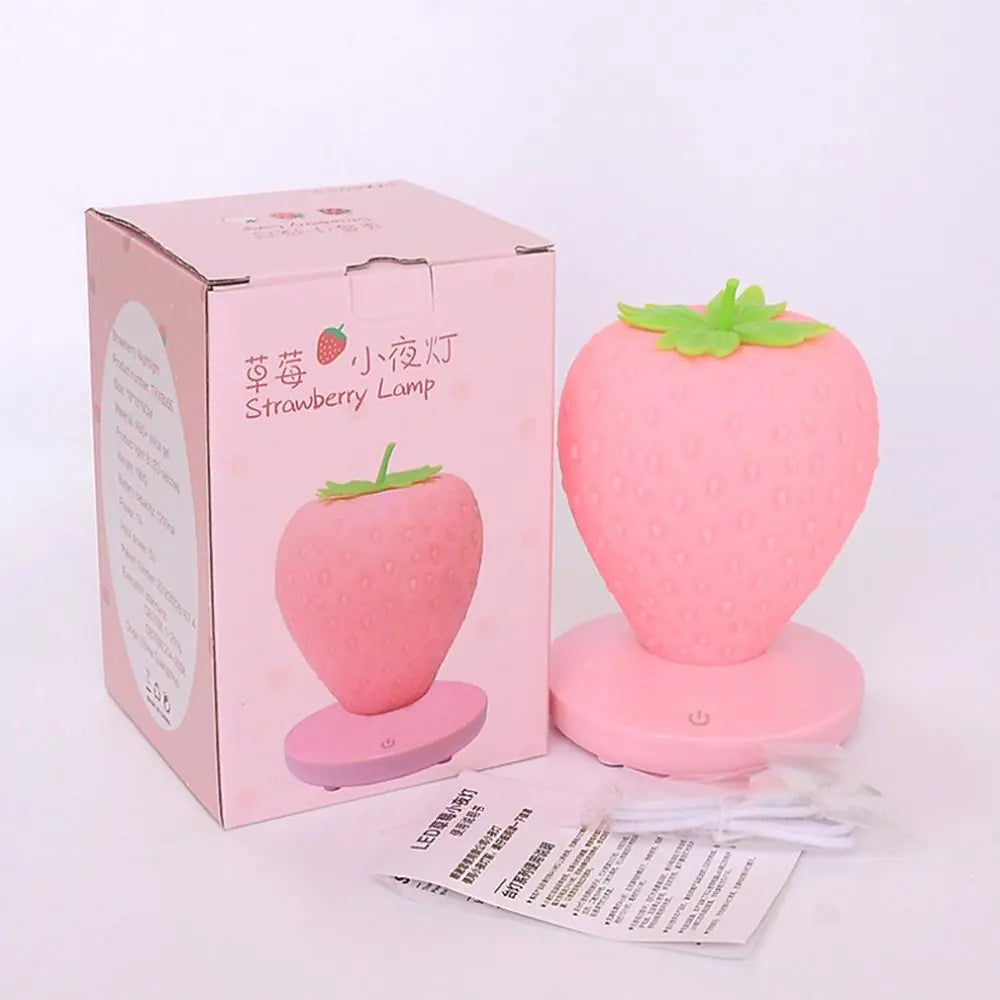 Cute LED Strawberry Lamp